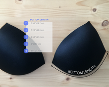 Load image into Gallery viewer, Molded Push-up Bra Cups, 3/4 Coverage