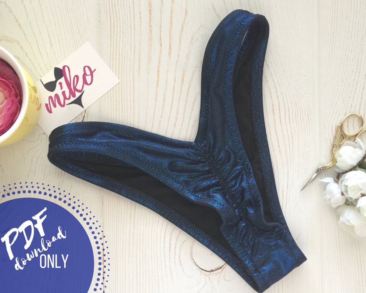 Wellness Division "Euro" Style Competition Bikini Sewing Pattern MIKO Sewing Patterns and Suit