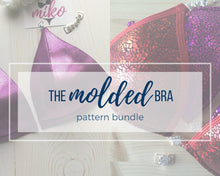 Load image into Gallery viewer, PATTERN BUNDLE: Molded Bra Cup Patterns, Includes beginner and advanced patterns