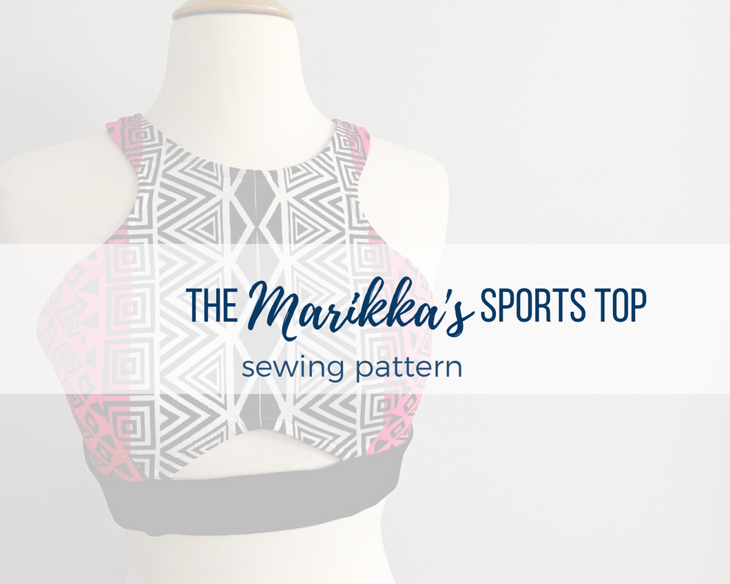 Marikka's Sports Top Sewing Pattern