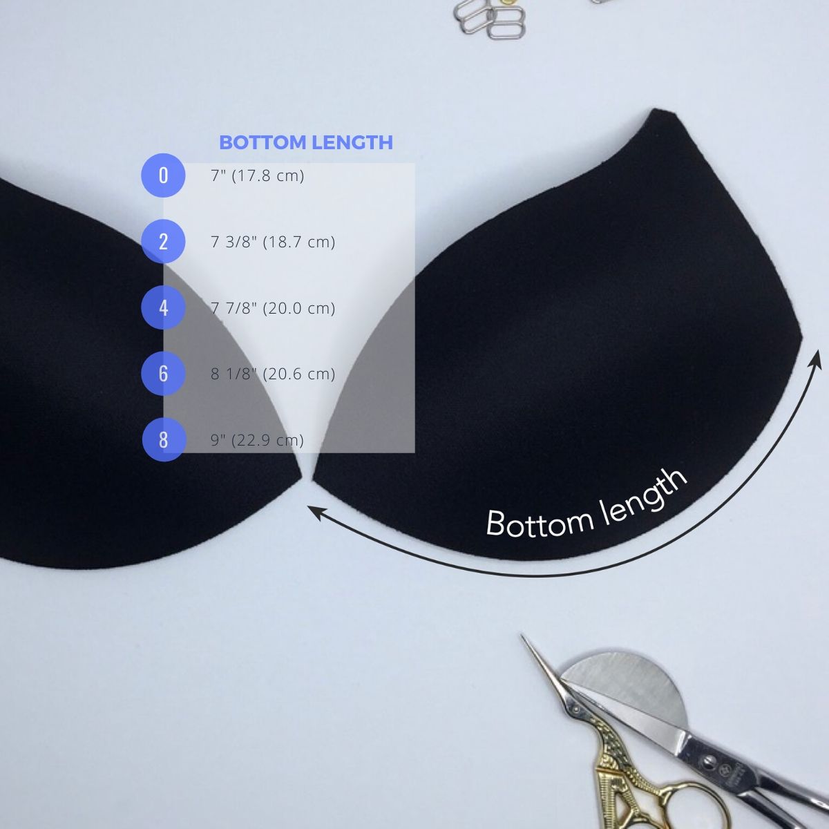 Molded Push-up Bra Cups – MIKO Sewing Patterns and Suit Supplies