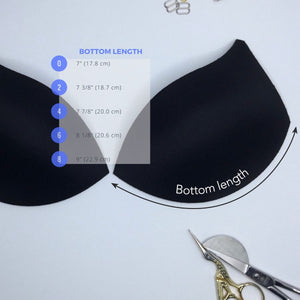 Molded Push-up Bra Cups