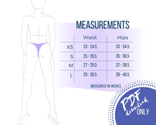 Load image into Gallery viewer, Micro Competition Bikini Sewing Pattern
