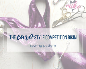 Wellness Division "Euro" Style Competition Bikini Sewing Pattern