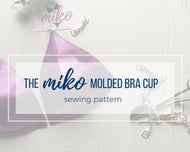 ADVANCED MIKO Molded Bra Cup Sewing Pattern sizes A through F (DDD)