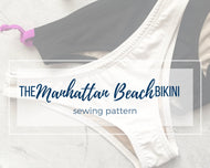 The Manhattan Beach Bikini Bottoms, Athletic Swim Bikini Bottoms PDF Sewing Pattern